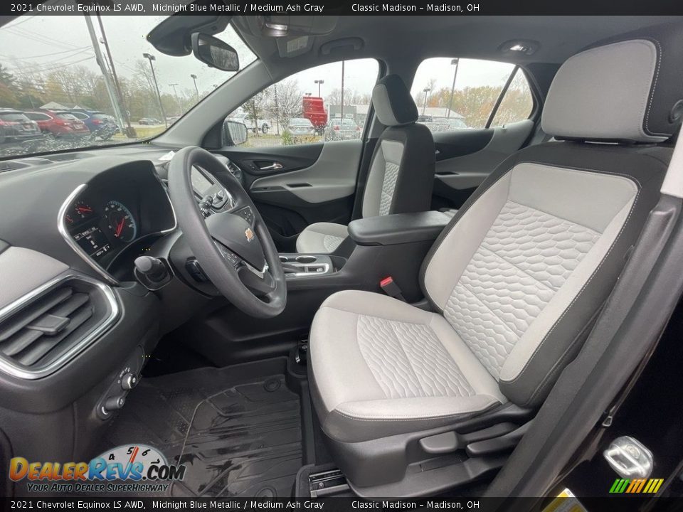 2021 Chevrolet Equinox LS AWD Midnight Blue Metallic / Medium Ash Gray Photo #6