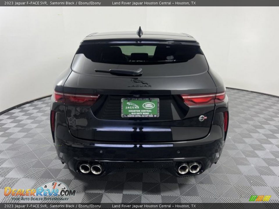 2023 Jaguar F-PACE SVR Santorini Black / Ebony/Ebony Photo #7