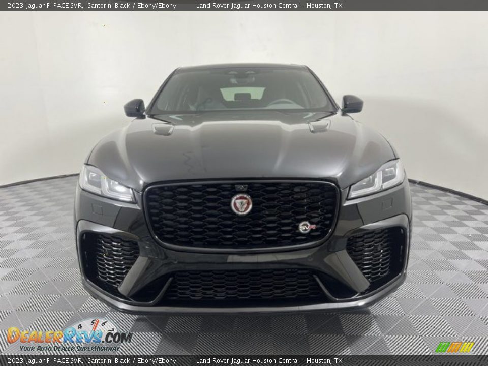 2023 Jaguar F-PACE SVR Santorini Black / Ebony/Ebony Photo #8