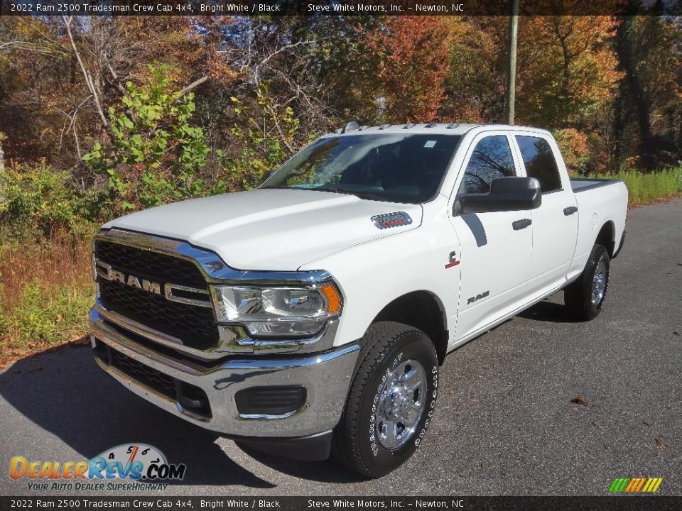 2022 Ram 2500 Tradesman Crew Cab 4x4 Bright White / Black Photo #2