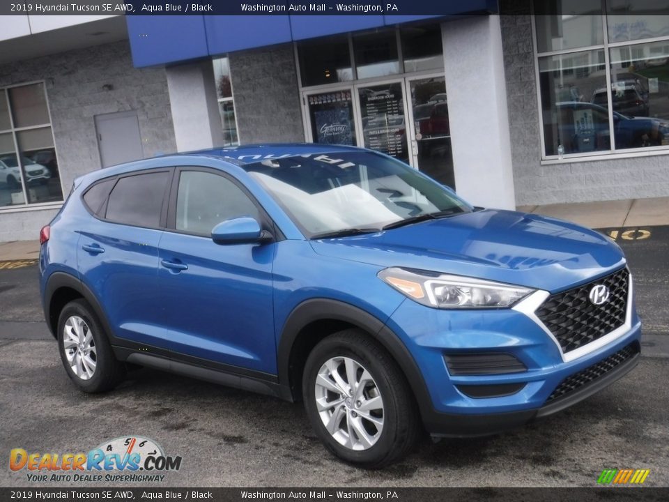 2019 Hyundai Tucson SE AWD Aqua Blue / Black Photo #1