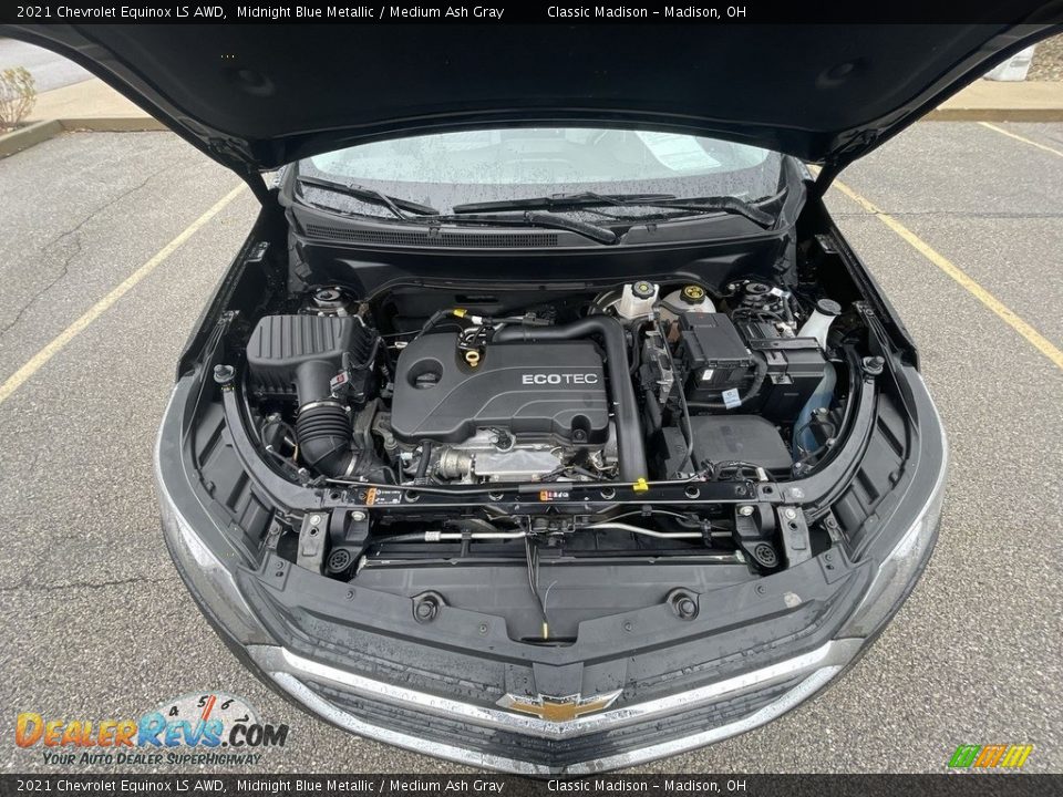 2021 Chevrolet Equinox LS AWD Midnight Blue Metallic / Medium Ash Gray Photo #19