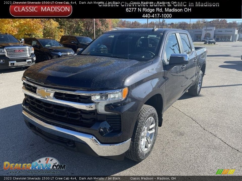 2023 Chevrolet Silverado 1500 LT Crew Cab 4x4 Dark Ash Metallic / Jet Black Photo #1