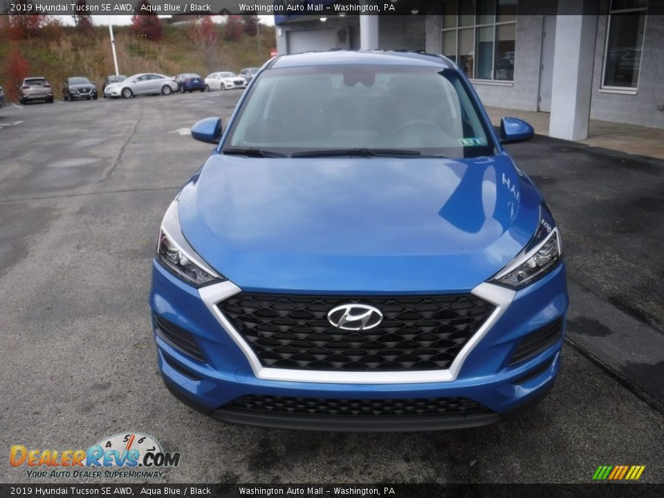 2019 Hyundai Tucson SE AWD Aqua Blue / Black Photo #3