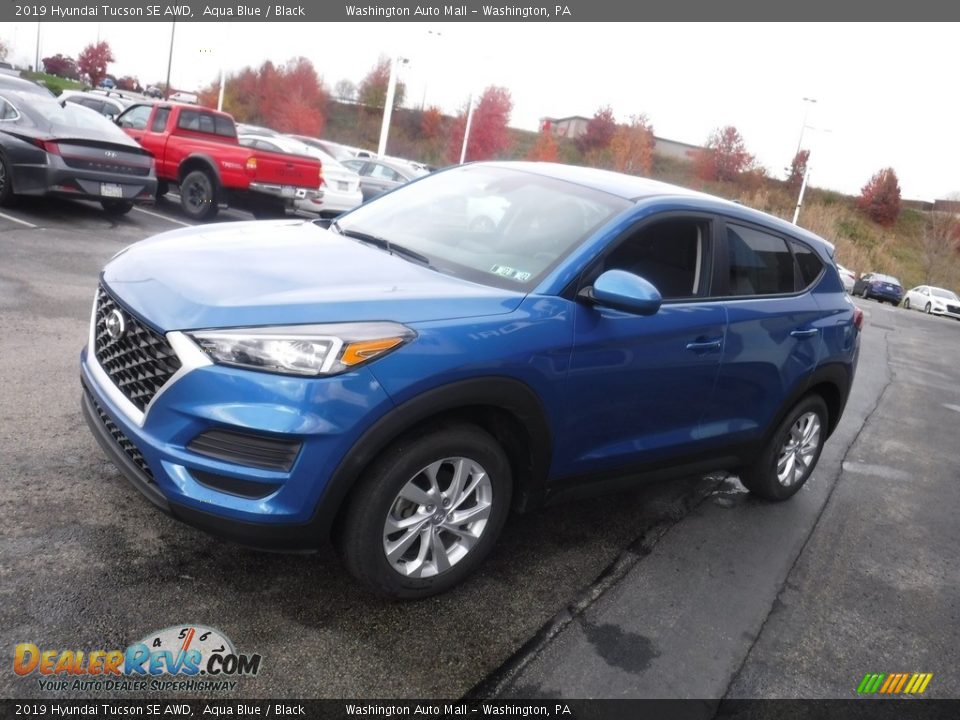 2019 Hyundai Tucson SE AWD Aqua Blue / Black Photo #4