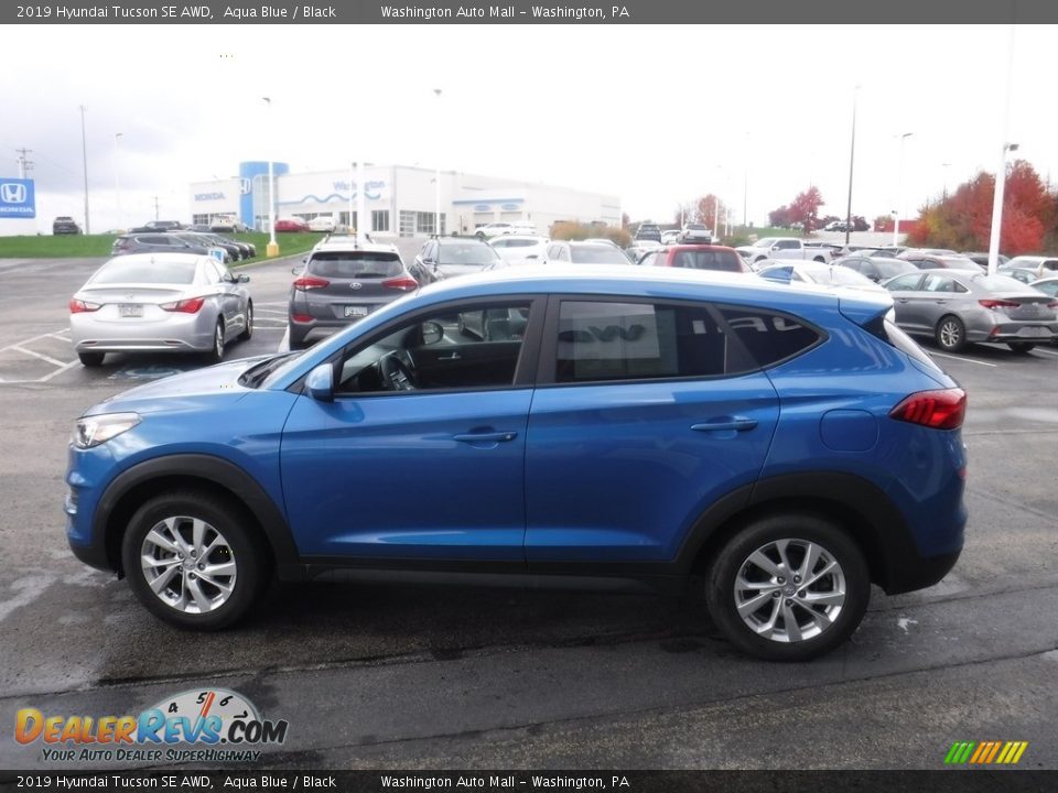 2019 Hyundai Tucson SE AWD Aqua Blue / Black Photo #5