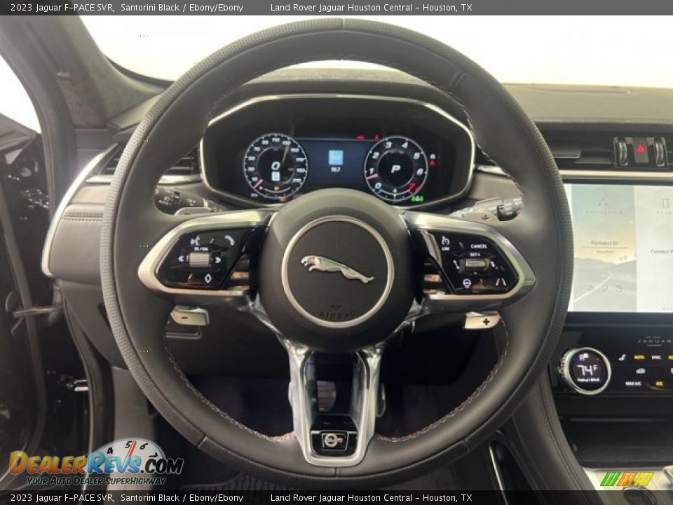 2023 Jaguar F-PACE SVR Steering Wheel Photo #16