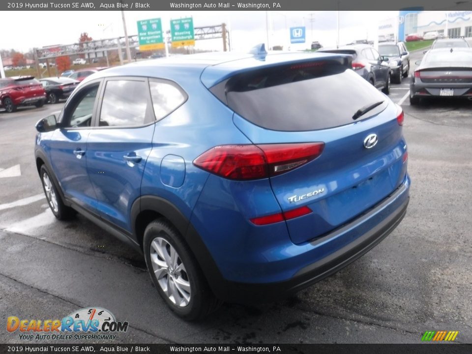 2019 Hyundai Tucson SE AWD Aqua Blue / Black Photo #6
