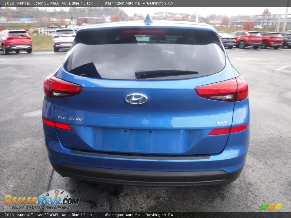 2019 Hyundai Tucson SE AWD Aqua Blue / Black Photo #7