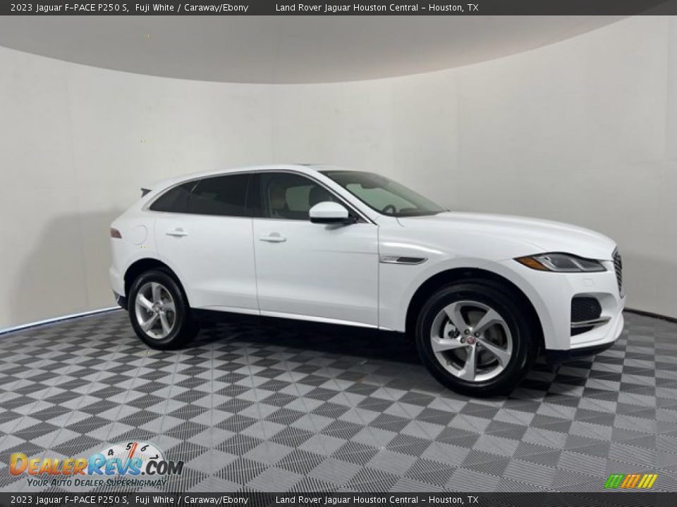 2023 Jaguar F-PACE P250 S Fuji White / Caraway/Ebony Photo #11