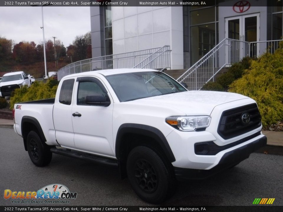 2022 Toyota Tacoma SR5 Access Cab 4x4 Super White / Cement Gray Photo #1