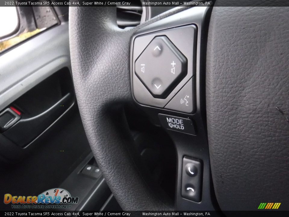 2022 Toyota Tacoma SR5 Access Cab 4x4 Super White / Cement Gray Photo #7