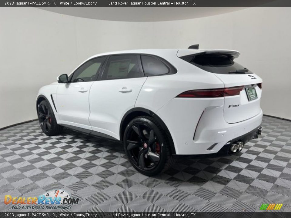 2023 Jaguar F-PACE SVR Fuji White / Ebony/Ebony Photo #10