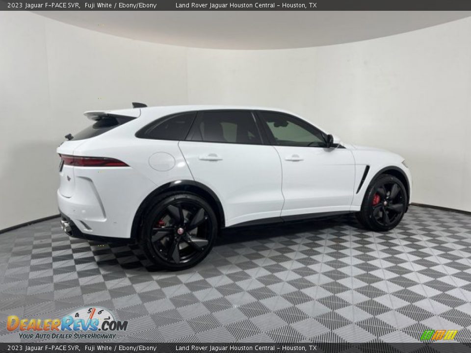 2023 Jaguar F-PACE SVR Fuji White / Ebony/Ebony Photo #11