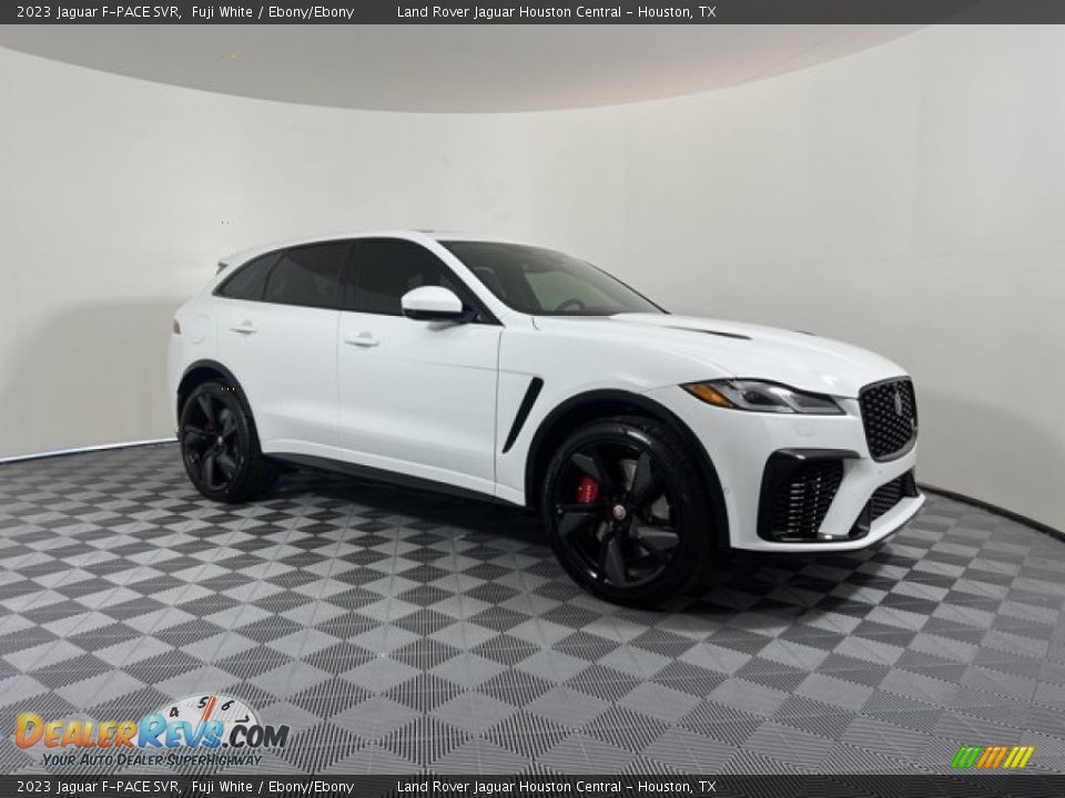 2023 Jaguar F-PACE SVR Fuji White / Ebony/Ebony Photo #12