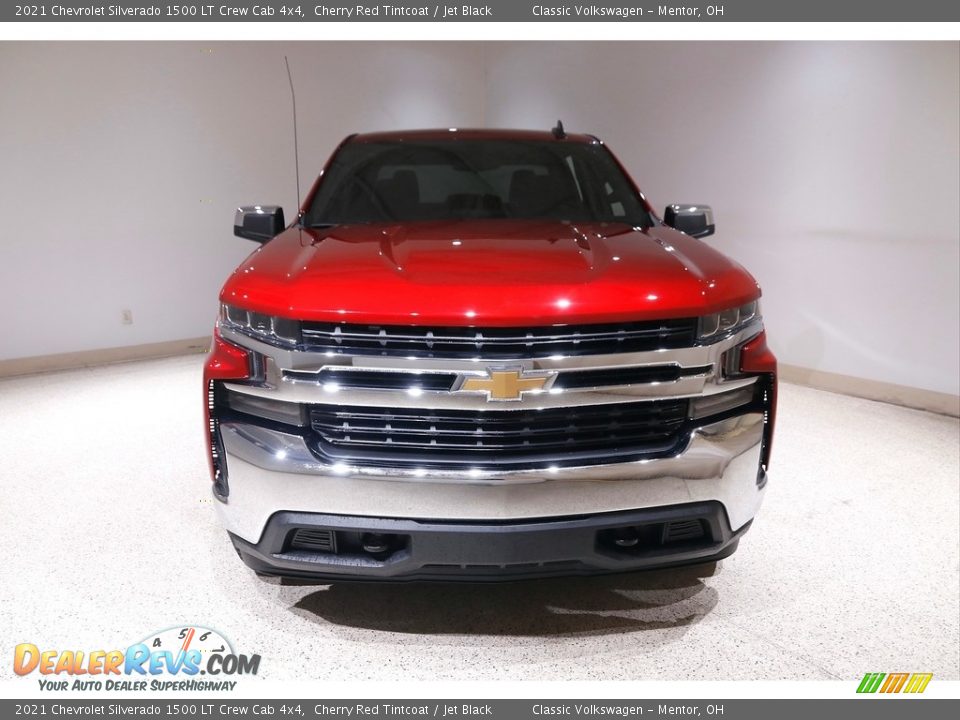 2021 Chevrolet Silverado 1500 LT Crew Cab 4x4 Cherry Red Tintcoat / Jet Black Photo #2