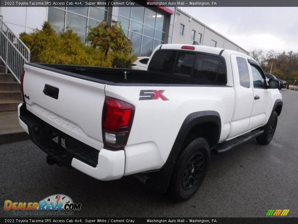 2022 Toyota Tacoma SR5 Access Cab 4x4 Super White / Cement Gray Photo #21