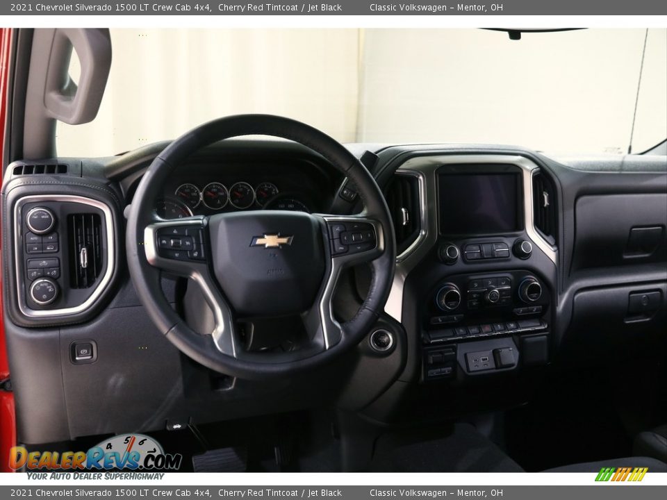 2021 Chevrolet Silverado 1500 LT Crew Cab 4x4 Cherry Red Tintcoat / Jet Black Photo #7
