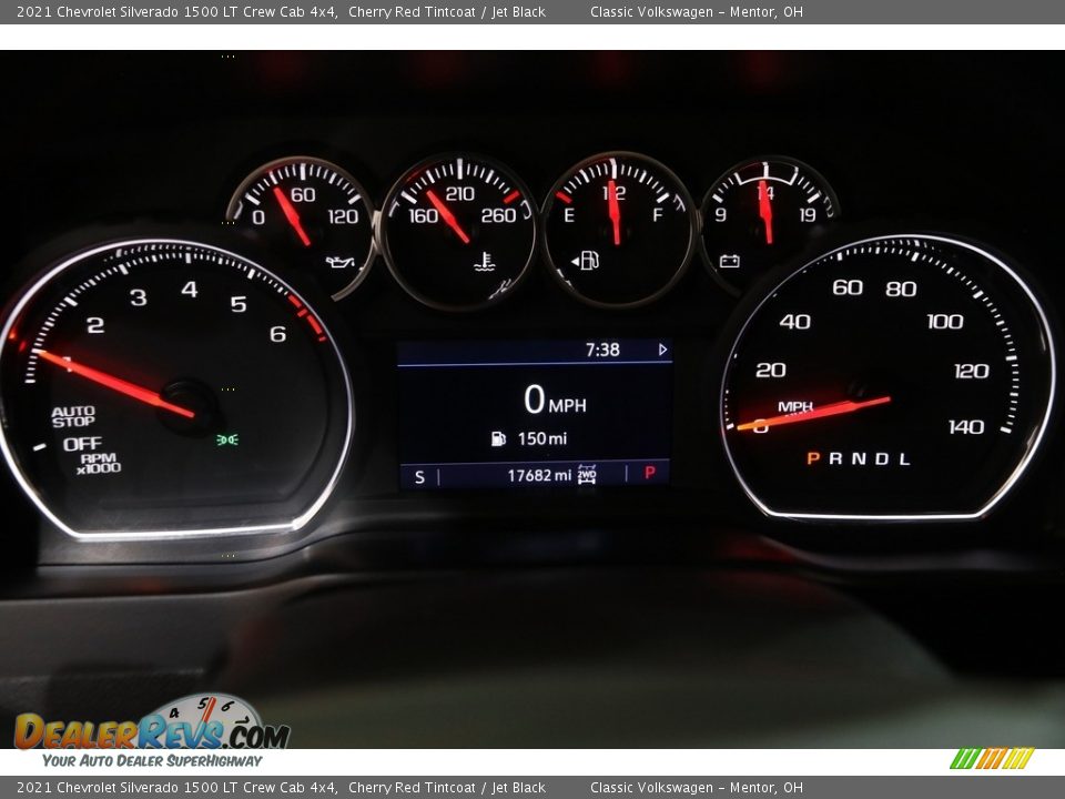 2021 Chevrolet Silverado 1500 LT Crew Cab 4x4 Cherry Red Tintcoat / Jet Black Photo #9