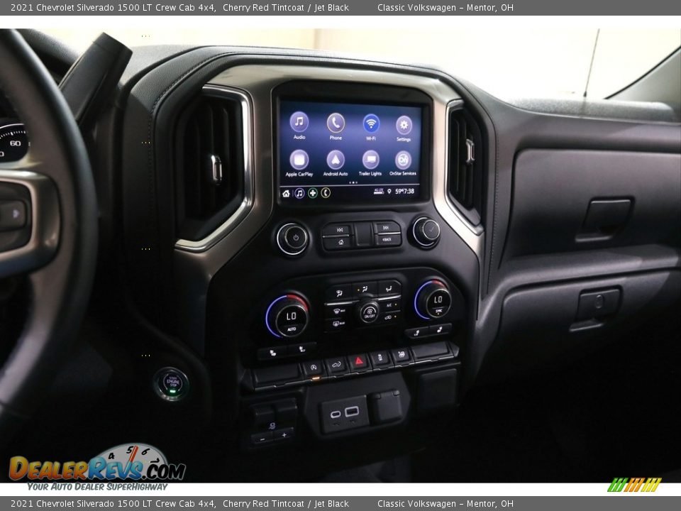 2021 Chevrolet Silverado 1500 LT Crew Cab 4x4 Cherry Red Tintcoat / Jet Black Photo #10