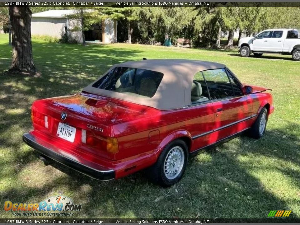 Cinnabar 1987 BMW 3 Series 325ic Cabriolet Photo #2