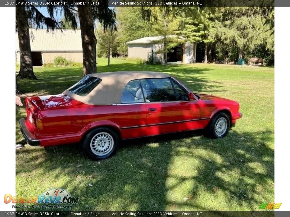 Cinnabar 1987 BMW 3 Series 325ic Cabriolet Photo #3