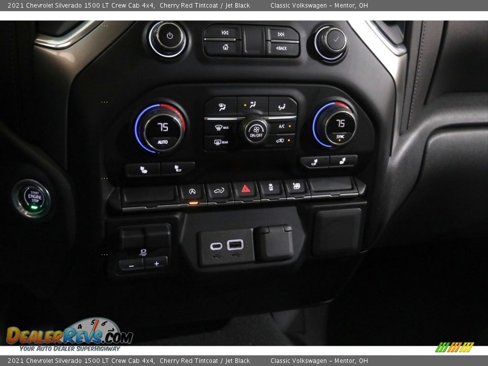 2021 Chevrolet Silverado 1500 LT Crew Cab 4x4 Cherry Red Tintcoat / Jet Black Photo #14