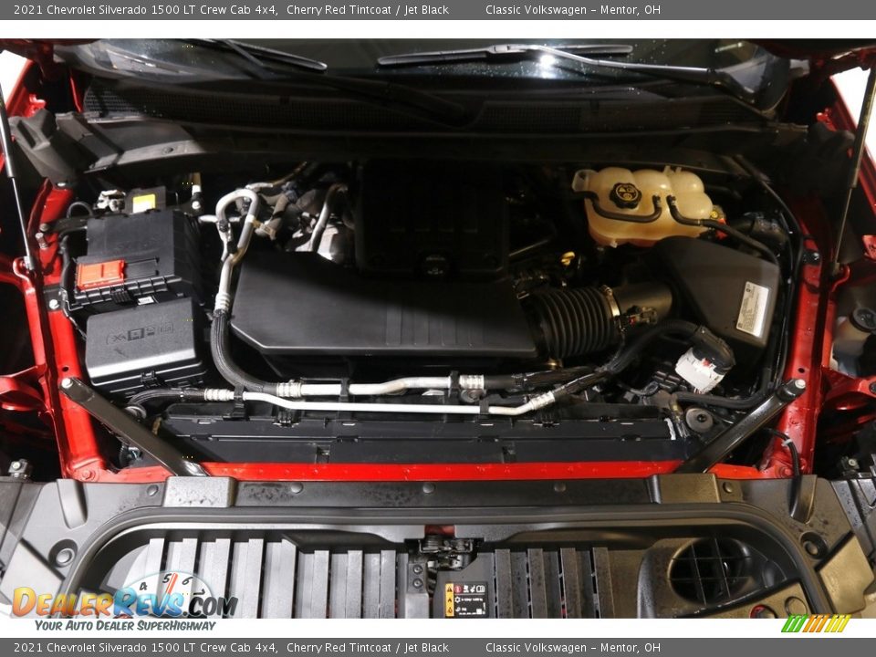 2021 Chevrolet Silverado 1500 LT Crew Cab 4x4 Cherry Red Tintcoat / Jet Black Photo #20