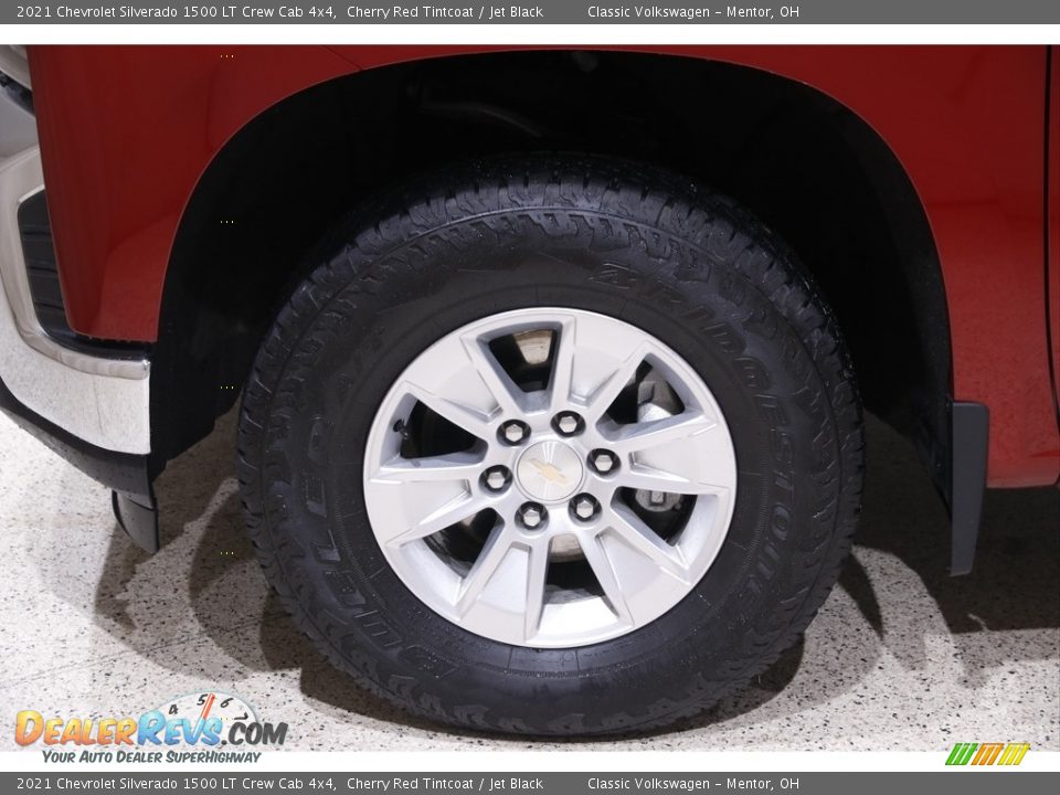 2021 Chevrolet Silverado 1500 LT Crew Cab 4x4 Cherry Red Tintcoat / Jet Black Photo #21