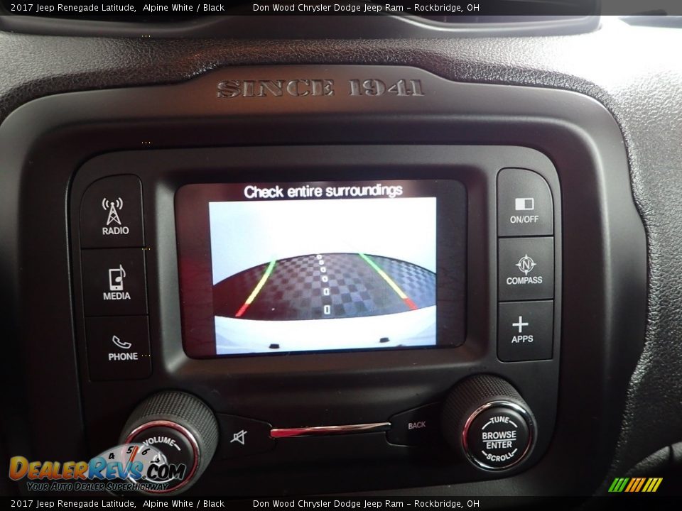 2017 Jeep Renegade Latitude Alpine White / Black Photo #3