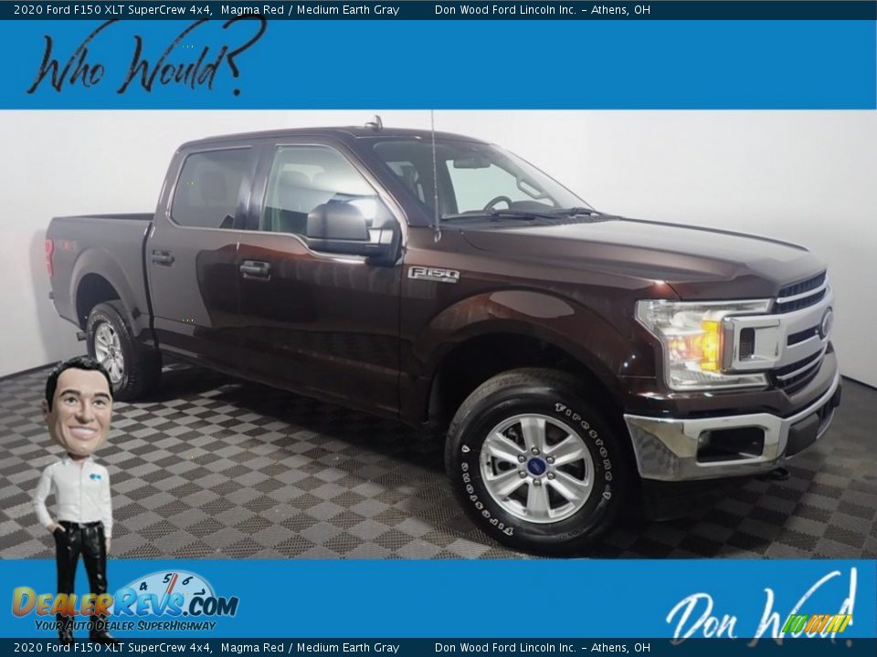 2020 Ford F150 XLT SuperCrew 4x4 Magma Red / Medium Earth Gray Photo #1