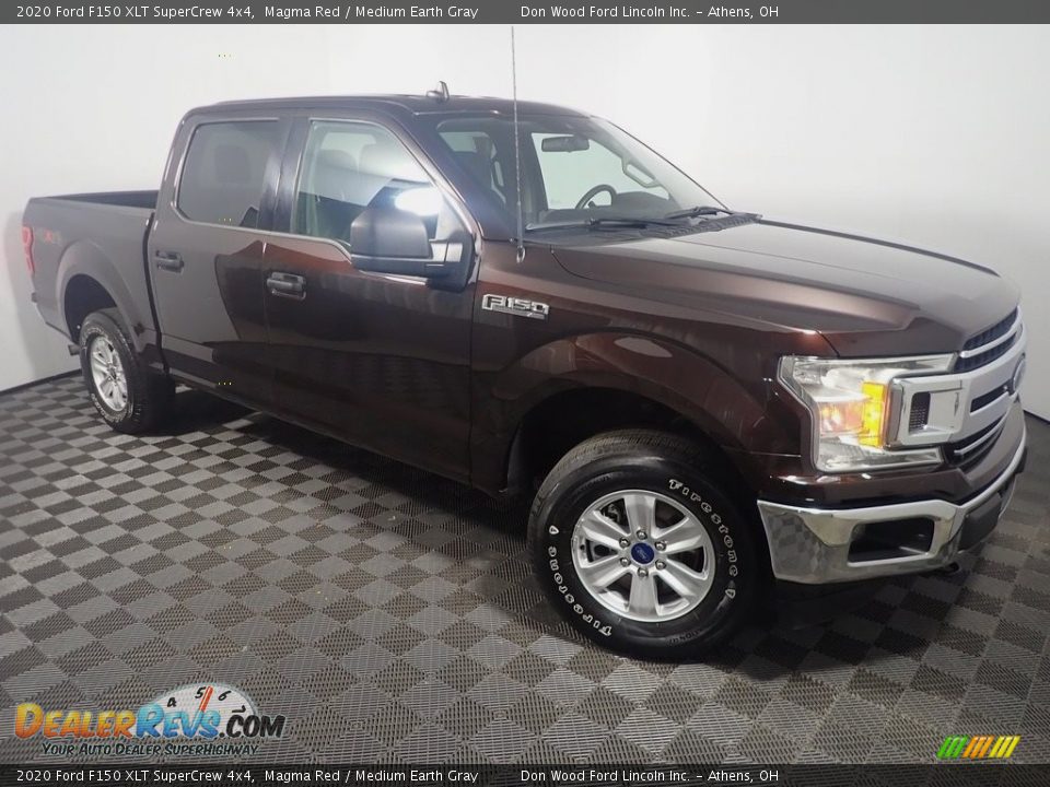 Magma Red 2020 Ford F150 XLT SuperCrew 4x4 Photo #3