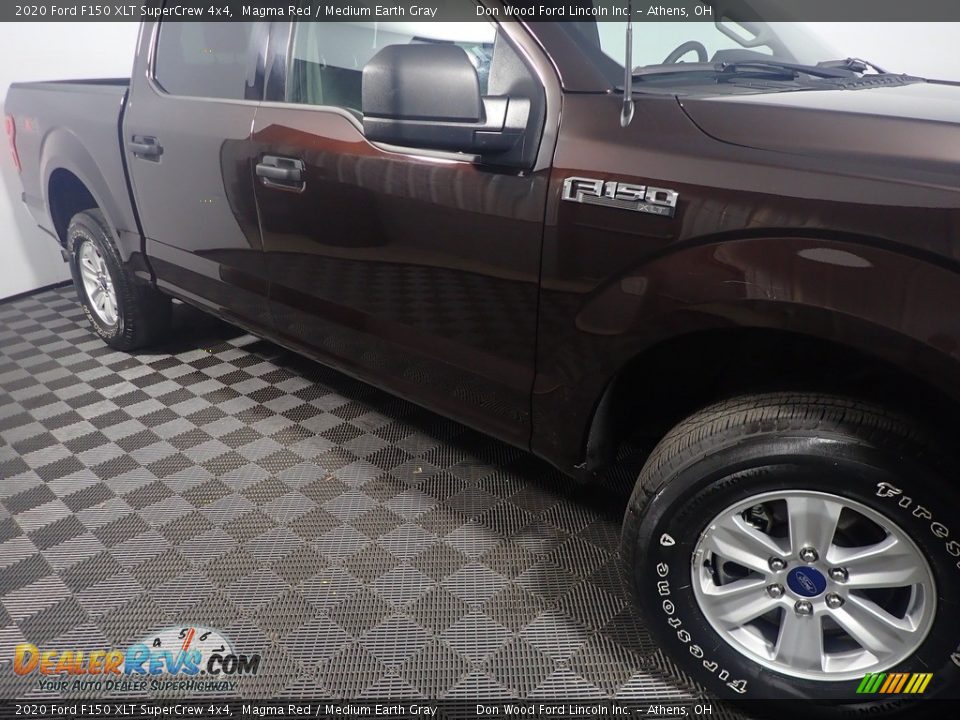 2020 Ford F150 XLT SuperCrew 4x4 Magma Red / Medium Earth Gray Photo #4