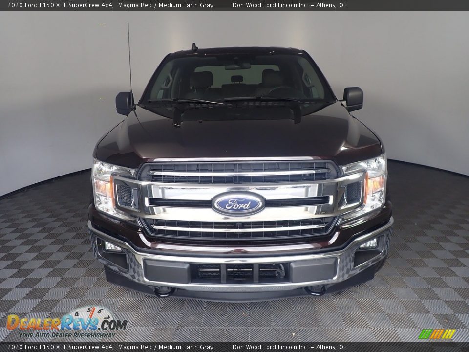 2020 Ford F150 XLT SuperCrew 4x4 Magma Red / Medium Earth Gray Photo #5