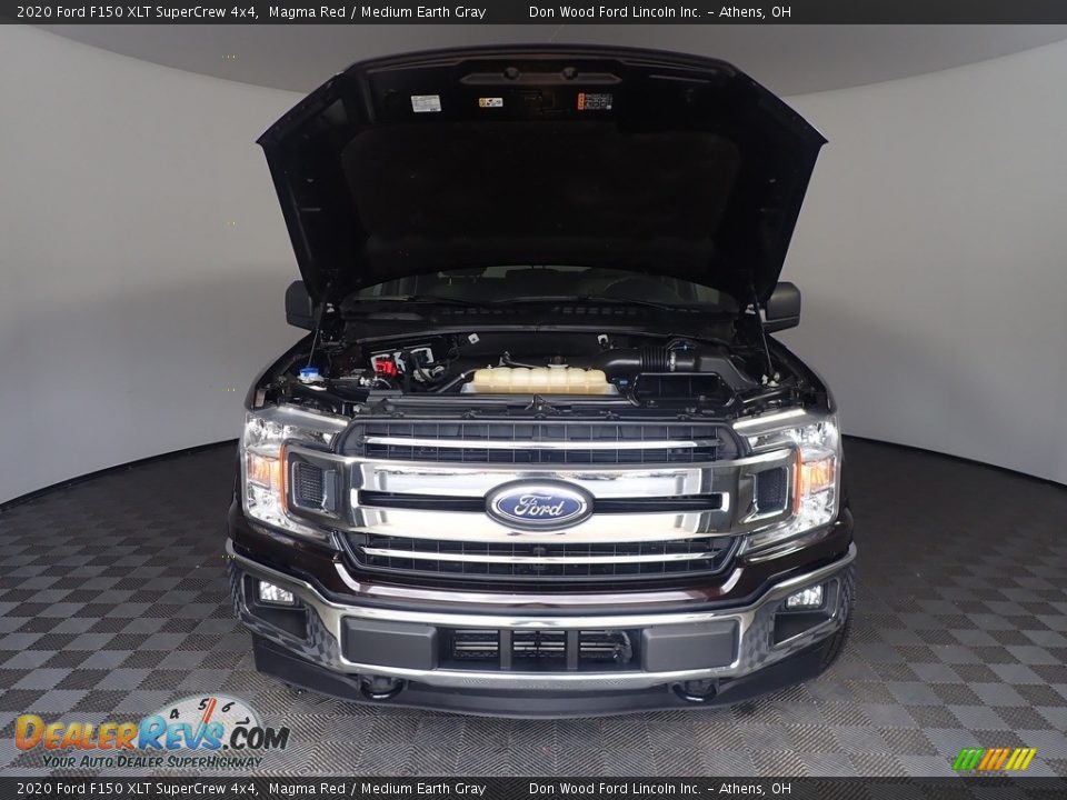 2020 Ford F150 XLT SuperCrew 4x4 Magma Red / Medium Earth Gray Photo #6