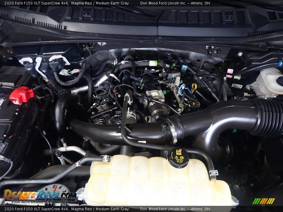 2020 Ford F150 XLT SuperCrew 4x4 Magma Red / Medium Earth Gray Photo #7