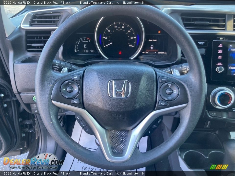 2019 Honda Fit EX Crystal Black Pearl / Black Photo #14