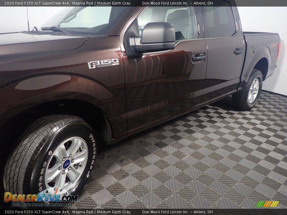2020 Ford F150 XLT SuperCrew 4x4 Magma Red / Medium Earth Gray Photo #10