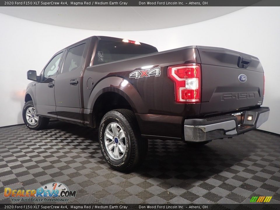 2020 Ford F150 XLT SuperCrew 4x4 Magma Red / Medium Earth Gray Photo #11