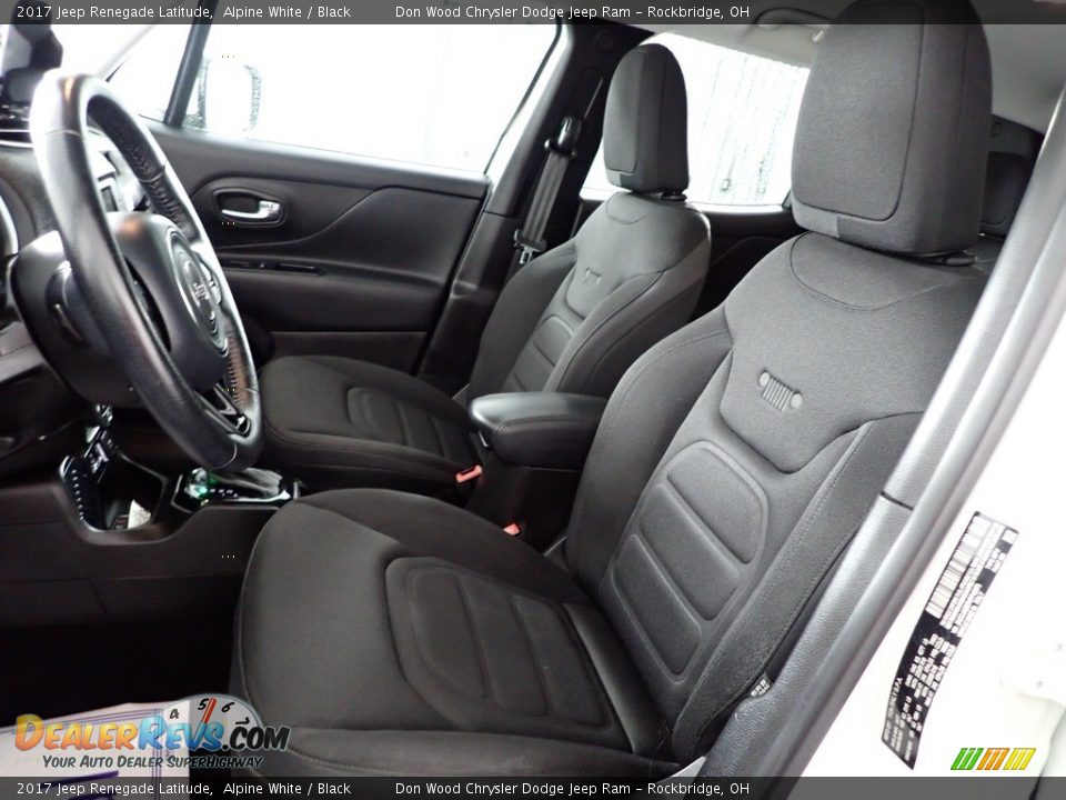 2017 Jeep Renegade Latitude Alpine White / Black Photo #15