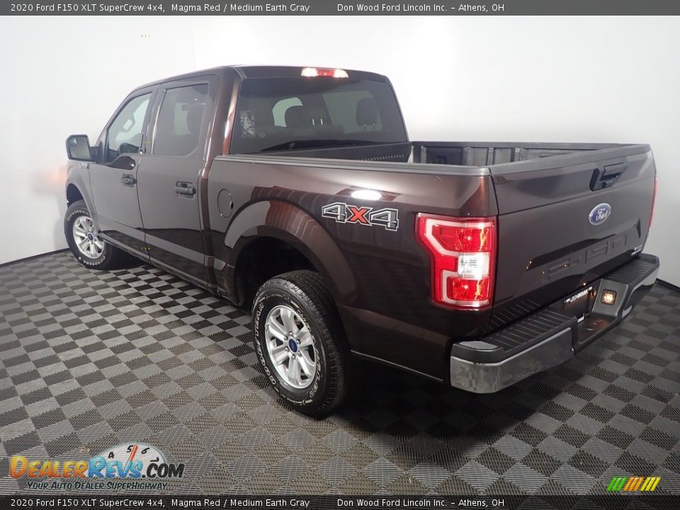 2020 Ford F150 XLT SuperCrew 4x4 Magma Red / Medium Earth Gray Photo #12