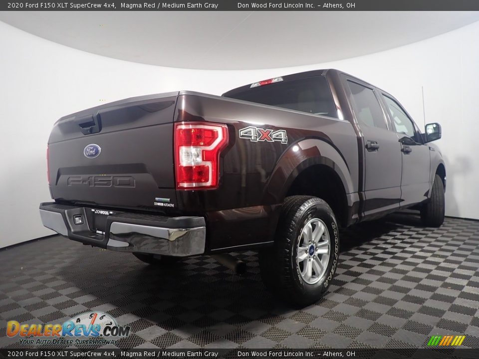 2020 Ford F150 XLT SuperCrew 4x4 Magma Red / Medium Earth Gray Photo #15