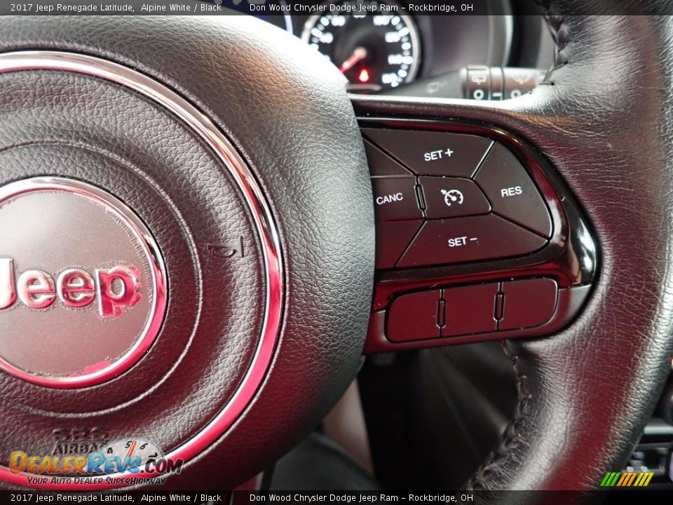 2017 Jeep Renegade Latitude Alpine White / Black Photo #18