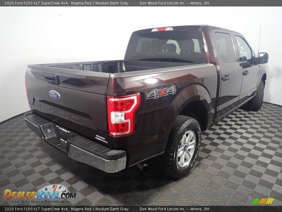 2020 Ford F150 XLT SuperCrew 4x4 Magma Red / Medium Earth Gray Photo #16
