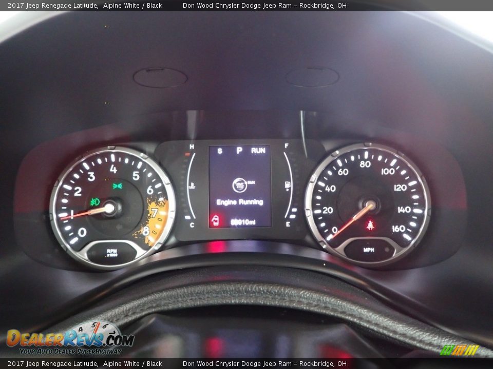 2017 Jeep Renegade Latitude Alpine White / Black Photo #19