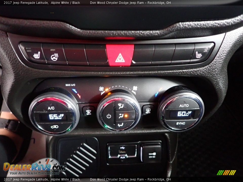 2017 Jeep Renegade Latitude Alpine White / Black Photo #20