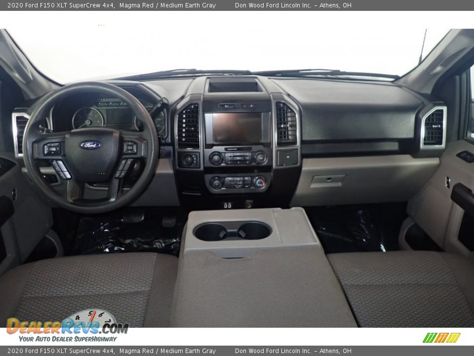 2020 Ford F150 XLT SuperCrew 4x4 Magma Red / Medium Earth Gray Photo #22