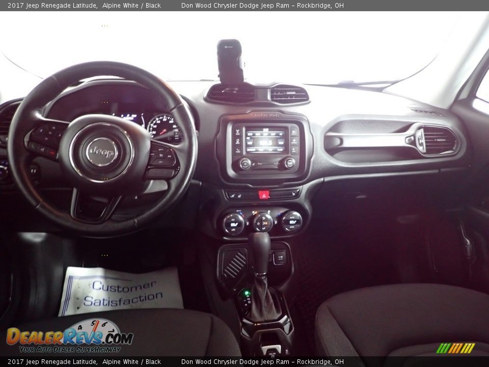 2017 Jeep Renegade Latitude Alpine White / Black Photo #26