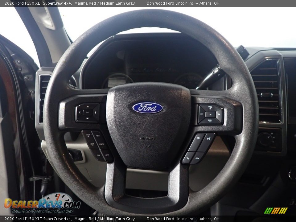 2020 Ford F150 XLT SuperCrew 4x4 Magma Red / Medium Earth Gray Photo #25