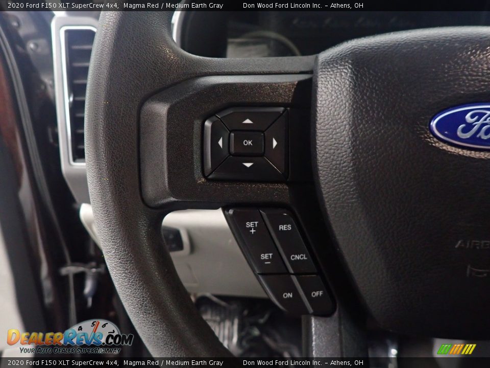 2020 Ford F150 XLT SuperCrew 4x4 Magma Red / Medium Earth Gray Photo #27